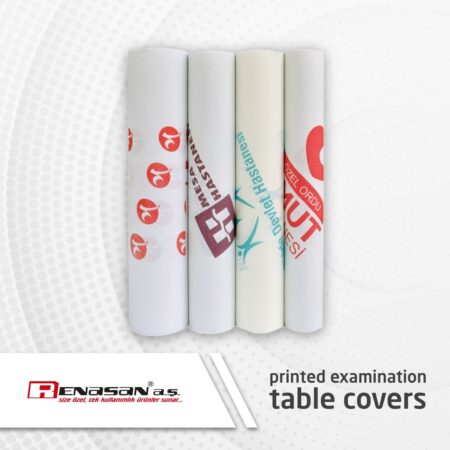 Laminated Couch Cover Roll - Examination Table Cover with PE Lamination (with pattern)-2 Ply
