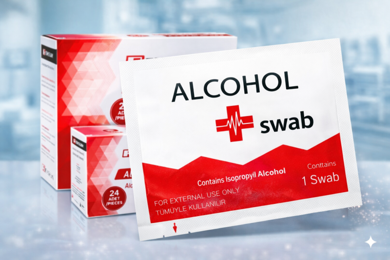 Alcohol Disinfectant Swab Wipes 7x10 - Boxed
