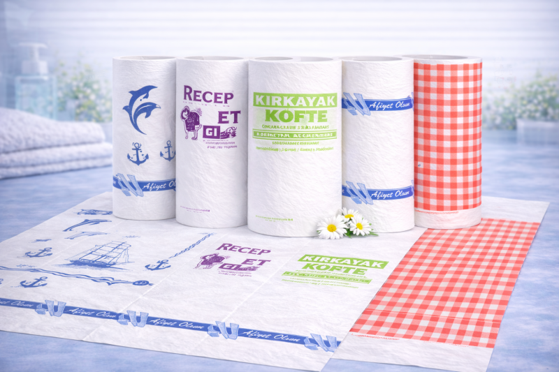 Disposable Laminated Paper Tablecloth (Table Cloths)