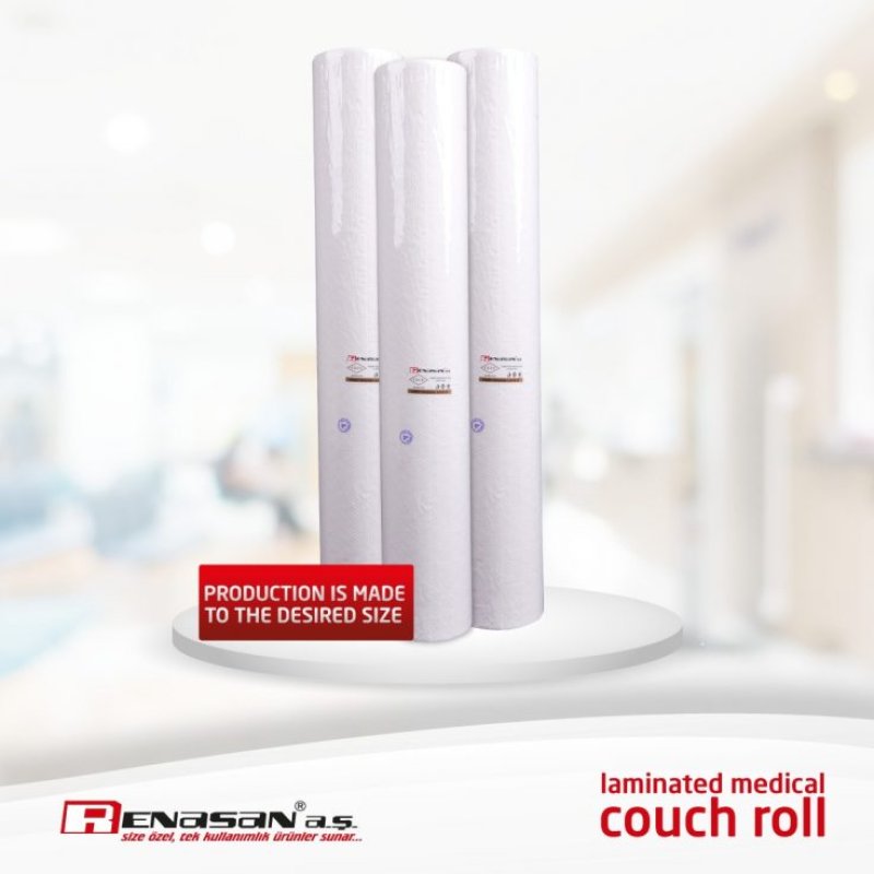 Laminated Examination Table Cover Width: 60 cm – 100 Meters (Laminated) – 2-Ply