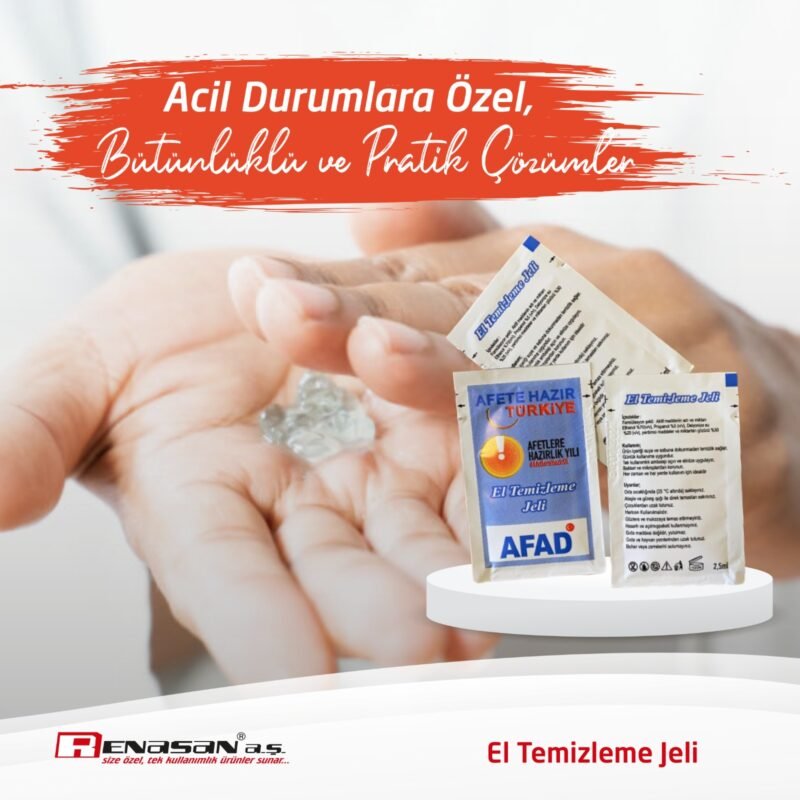 Antibakteriyel Jel 2,5ml Saşe