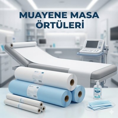 Muayene Masa Örtüleri-Rulo Sedye Örtüleri